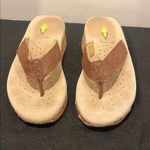 Volatile Brown and Tan Sandals